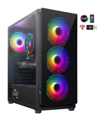 Turbox TX4415 Harici Radeon RX 560 Intel Core i7 4770 16 GB Ram 512 GB SSD Tower FreeDos Masaüstü Oyuncu Bilgisayarı