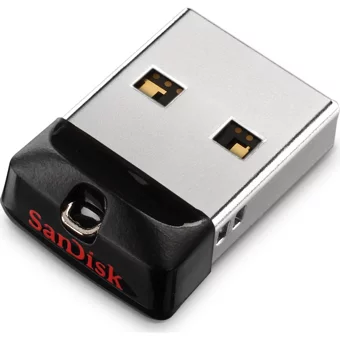 Sandisk Cruzer Fit Sdcz33-032G-G35 Şifreli Mini USB 2.0 Micro Usb 32 GB Flash Bellek Siyah