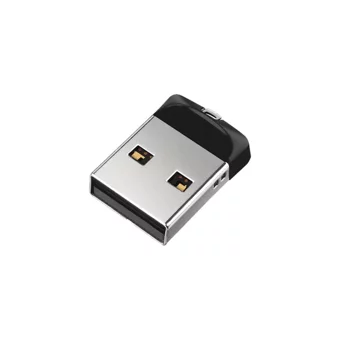 Sandisk Cruzer Fit Sdcz33-032G-G35 Şifreli Mini USB 2.0 Micro Usb 32 GB Flash Bellek Siyah