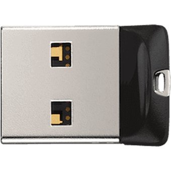 Sandisk Cruzer Fit Sdcz33-032G-G35 Şifreli Mini USB 2.0 Micro Usb 32 GB Flash Bellek Siyah