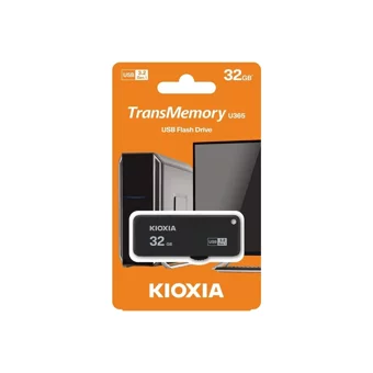 Kioxia Transmemory U365 Lu365K032Gg4 USB 3.2 Usb Type-A 32 GB Flash Bellek Siyah