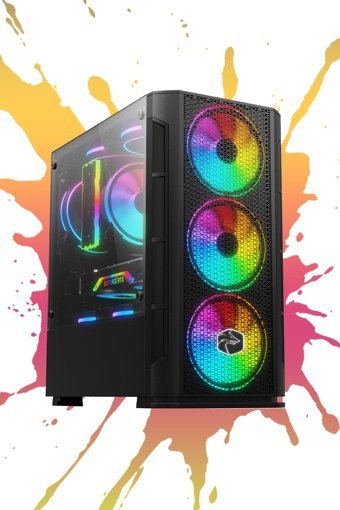 Zeiron APX70 Harici Radeon RX 550 AMD Ryzen 5 3600 16 GB Ram 1 TB HDD + 120 GB SSD Tower FreeDos Masaüstü Oyuncu Bilgisayarı