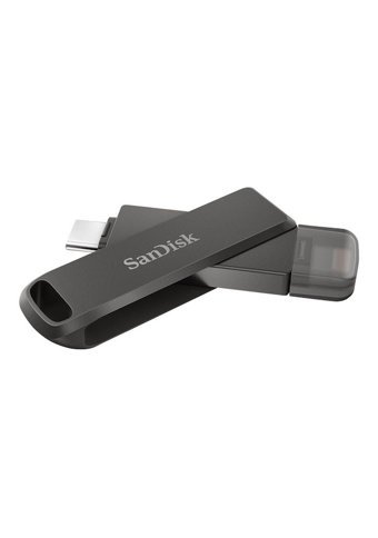 Sandisk IXpand Luxe Sdıx70N-064G-Gn6Nn Çift Taraflı USB 3.0 Usb Type-C 64 GB Flash Bellek Siyah