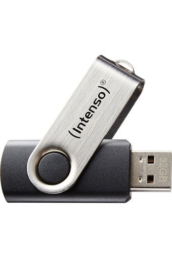 Intenso Basic Line USB 2.0 Usb Type-A 16 GB Flash Bellek Gri Siyah