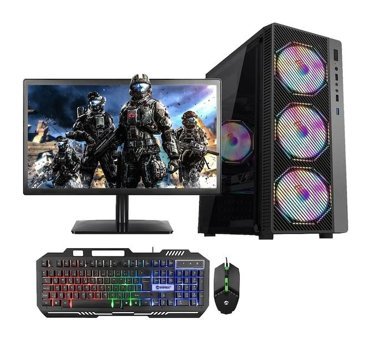 Rogame Rotech Ruix Rainbow Dahili Intel UHD Graphics 630 Intel Core i5 10400 8 GB Ram 1 TB HDD + 120 GB SSD Tower FreeDos 21.5 inç Monitörlü Masaüstü Oyuncu Bilgisayarı
