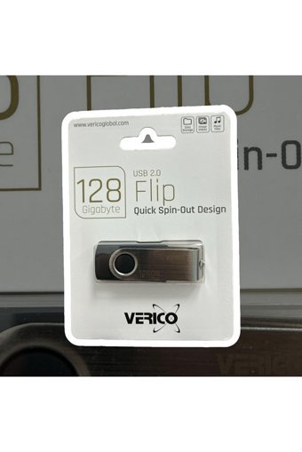 Verico Flip USB 2.0 Usb Type-A 128 GB Flash Bellek Gümüş