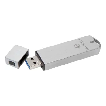 Kingston Ironkey Basic S1000 Şifreli USB 3.0 Usb Type-A 16 GB Flash Bellek Gümüş