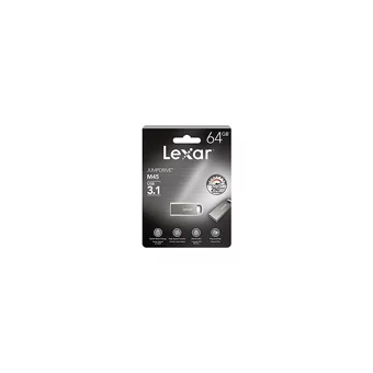 Lexar Jumpdrive M45 Şifreli USB 3.1 Usb Type-A 64 GB Flash Bellek Gümüş