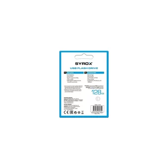 Syrox ST128 Style Desing USB 2.0 Usb Type-A 128 GB Flash Bellek Gümüş