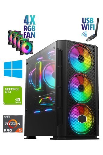 Biggamex BGX88 Harici GeForce RTX 3060 AMD Ryzen 5 3600 32 GB Ram DDR4 1 TB SSD Tower FreeDos Masaüstü Oyuncu Bilgisayarı