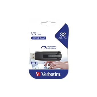 Verbatim Store N Go V3 USB 3.2 Usb Type-A 32 GB Flash Bellek Siyah