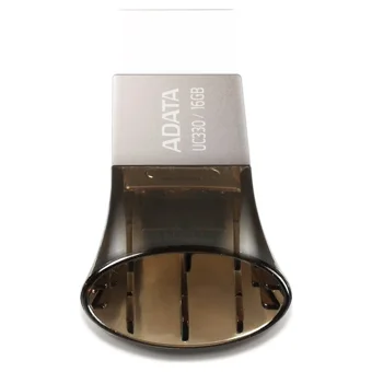 Adata UC330 Çift Taraflı USB 2.0 Usb Type-A Micro-A 16 GB Flash Bellek Siyah