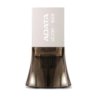 Adata UC330 Çift Taraflı USB 2.0 Usb Type-A Micro-A 16 GB Flash Bellek Siyah