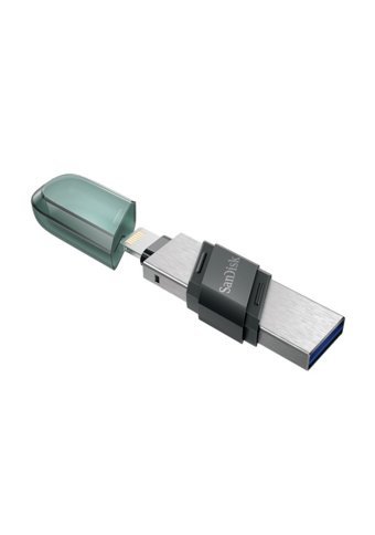 Sandisk IXpand Flip Sdıx90N-256G-Gn6Ne Çift Taraflı USB 3.0 Lightning 256 GB Flash Bellek Gümüş