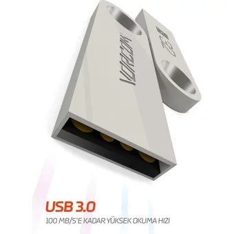 Vorcom USB 3.0 Usb Type-A 128 GB Flash Bellek Gümüş