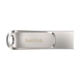 Sandisk Ultra Dual Drive Luxe Sdddc4-128G-G46 Çift Taraflı USB 3.1 Usb Type-C 128 GB Flash Bellek Gümüş