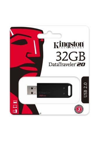 Kingston Data Traveler 20 Dt20 USB 2.0 Usb Type-A 32 GB Flash Bellek Siyah