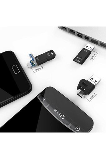 Silicon Power C50 Sp032Gbuc3C50V1K USB 2.0 Usb Type-C 32 GB Flash Bellek Siyah