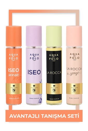 Aqua Di Polo 1987 Iseo 4 Parça Kadın Parfüm Seti EDP