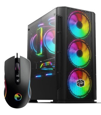 Zeiron Power X80 Harici GeForce GTX 1050 Tİ Intel Core i5 9400F 16 GB Ram 512 GB SSD Tower FreeDos Masaüstü Oyuncu Bilgisayarı