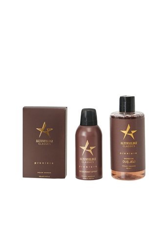 ALTINYILDIZ CLASSICS Premiere 3 Parça Erkek Parfüm Deodorant Seti EDP + Duş Jeli Aksesuar 100 ml + 150 ml + 400 ml