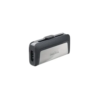 Sandisk Ultra Dual Drive Sdddc2-128G-G46 Çift Taraflı USB 3.1 Usb Type-C 128 GB Flash Bellek Siyah