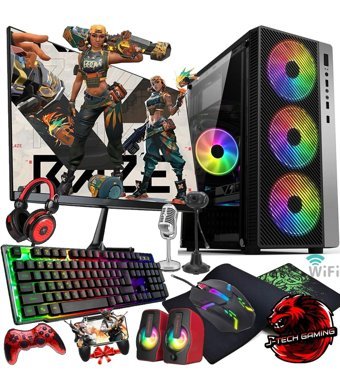 Life Teknoloji GX22 Harici Radeon R7 240 Intel Core i5 2400 16 GB Ram 256 GB + 1 TB SSD Tower FreeDos Masaüstü Oyuncu Bilgisayarı