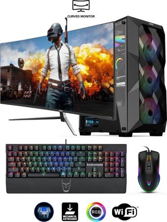 Izoly Latios Y Harici GeForce RTX 2060 Super Intel Core i5 12400F 16 GB Ram 256 GB SSD Tower FreeDos 27 inç Monitörlü Masaüstü Oyuncu Bilgisayarı