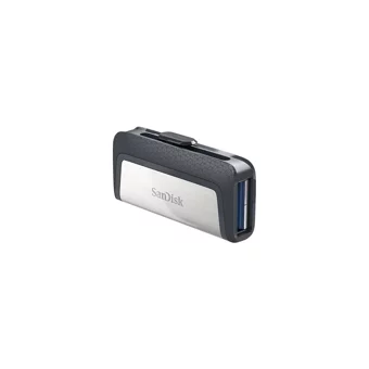 Sandisk Ultra Dual Drive Sdddc2-256G-G46 Çift Taraflı USB 3.1 Usb Type-C 256 GB Flash Bellek Siyah