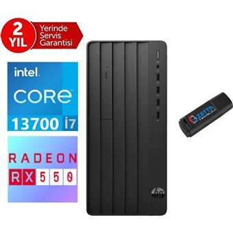 Hp 290 Pro G9 2624A8ET08 Harici Radeon RX 550 Intel Core i7 13700 16 GB Ram 1 TB SSD Tower FreeDos Masaüstü Oyuncu Bilgisayarı + Zetta Flash Bellek