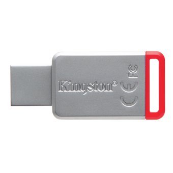 Kingston Data Traveler50 Mini USB 3.0 Usb Type-A 32 GB Flash Bellek Kırmızı