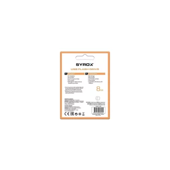 Syrox PR8 Prisma Design USB 2.0 Usb Type-A 8 GB Flash Bellek Siyah