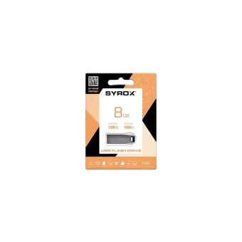Syrox PR8 Prisma Design USB 2.0 Usb Type-A 8 GB Flash Bellek Siyah