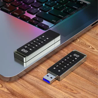 Dm FD063 Şifreli USB 3.2 Usb Type-A 64 GB Flash Bellek Siyah