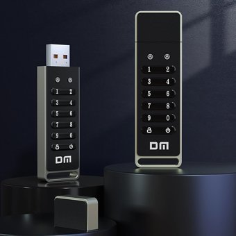 Dm FD063 Şifreli USB 3.2 Usb Type-A 64 GB Flash Bellek Siyah