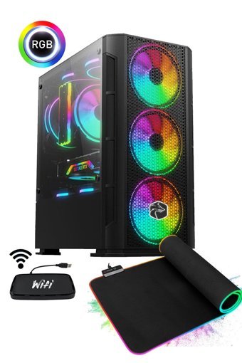 Zeiron Legacy X25 Harici GeForce RTX 2060 Super AMD Ryzen 5 3600 32 GB Ram 512 GB + 3 TB SSD Tower FreeDos Masaüstü Oyuncu Bilgisayarı
