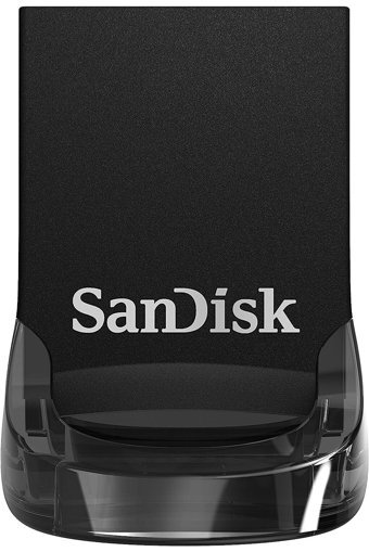 Sandisk Ultra Fıt Sdcz430-064G-G46 Mini Çift Taraflı USB 3.1 Usb Type-A 64 GB Flash Bellek Siyah