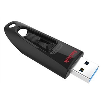 Sandisk Ultra Sdcz48-128G-U46 Şifreli USB 3.0 Usb Type-A 128 GB Flash Bellek Siyah