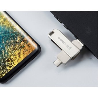 Yvonne Y40D USB 3.0 Usb Type-C 32 GB Flash Bellek Siyah