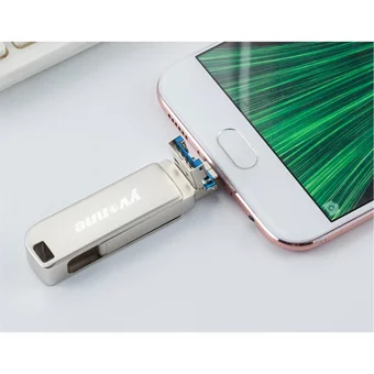 Yvonne Y40D USB 3.0 Usb Type-C 32 GB Flash Bellek Siyah