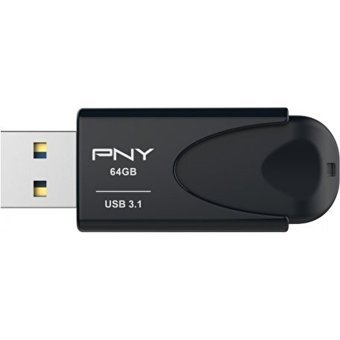 Pny Attache 4 FD64GATT431KK-EF USB 3.1 Usb Type-A 64 GB Flash Bellek Gümüş