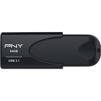 Pny Attache 4 FD64GATT431KK-EF USB 3.1 Usb Type-A 64 GB Flash Bellek Gümüş