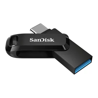 Sandisk Ultra Dual Drive Go Sdddc3-512G-G46 Çift Taraflı USB 3.1 Usb Type-C 512 GB Flash Bellek Siyah