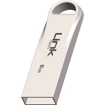 Linktech U608 Matrix USB 2.0 Usb Type-A 8 GB Flash Bellek Gümüş