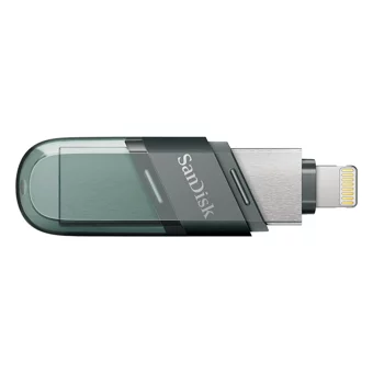 Sandisk Ixpand Flip Sdıx90N-032G-Gn6Nn Çift Taraflı USB 3.1 Lightning - Type-A 32 GB Flash Bellek Yeşil