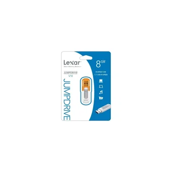 Lexar Jumpdrive V10 USB 2.0 Usb Type-A 8 GB Flash Bellek Turuncu