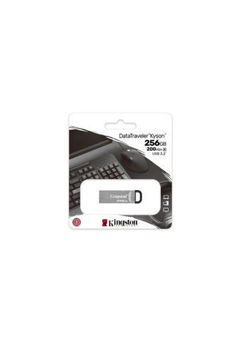 Kingston Data Traveler Kyson Dtkn USB 3.2 Usb Type-A 256 GB Flash Bellek Gri