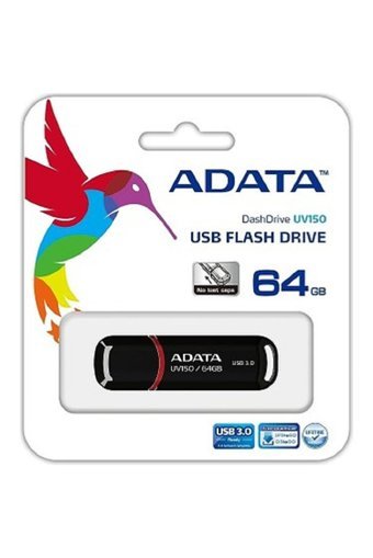 Adata UV50 USB 3.2 Usb Type-A 64 GB Flash Bellek Kırmızı Siyah