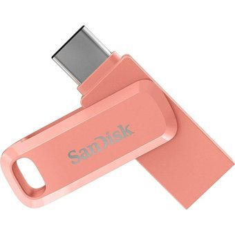 Sandisk Ultra Dual Drive Go Sdddc3-256G-G46Pc Çift Taraflı USB 3.1 Usb Type-C 256 GB Flash Bellek Pembe