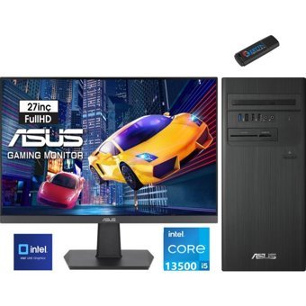 Asus Expertcenter G1S500TE-5135000020W23 Dahili Intel UHD Graphics 770 Intel Core i5 13500 8 GB Ram 1 TB SSD Tower Windows 11 Home 27 inç Monitörlü Masaüstü Bilgisayar + Zetta USB Flash Bellek